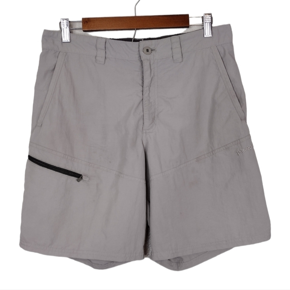 The North Face Men's Light Gray Outdoors Travel Hiking Athletic Shorts Size M
